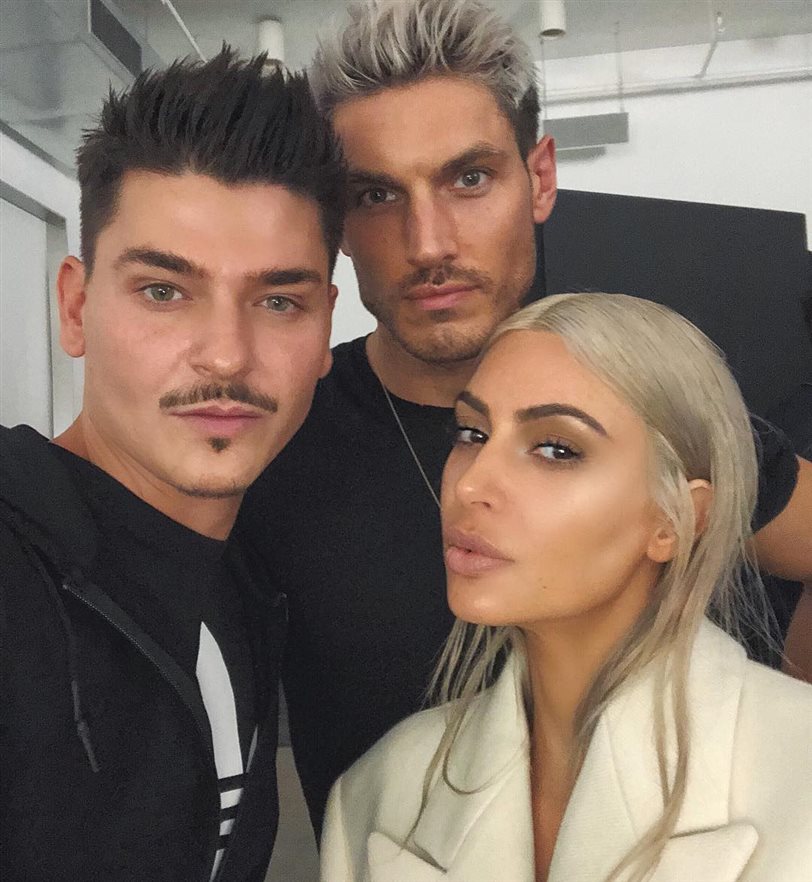 El maquillador de Kim Kardashian