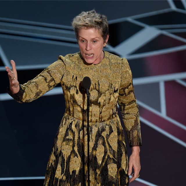 El discurso feminista de Frances McDormand en los Oscar 2018 que no te puedes perder