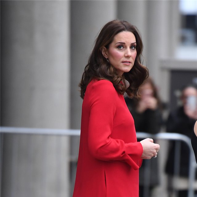 Kate Middleton y el vestido rojo 'lady' que amarás