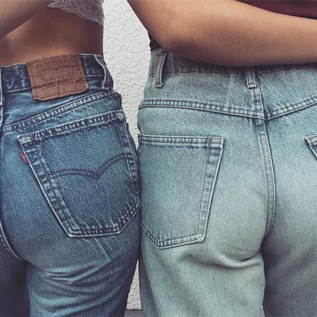Los jeans de moda son estos