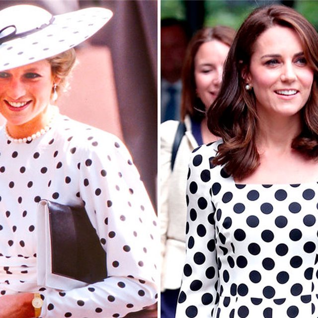 Lady Di y Kate Middleton tienen el mismo estilo
