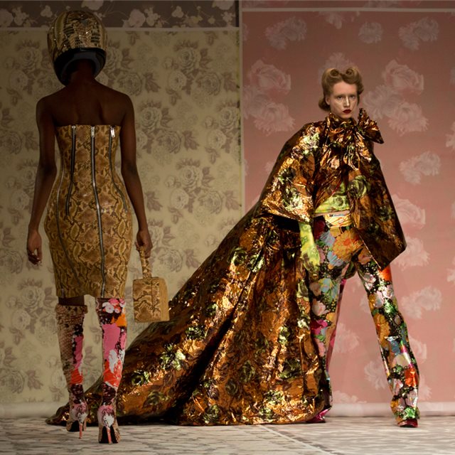 Invitada real en el 'front row' de la semana de la moda de Londres