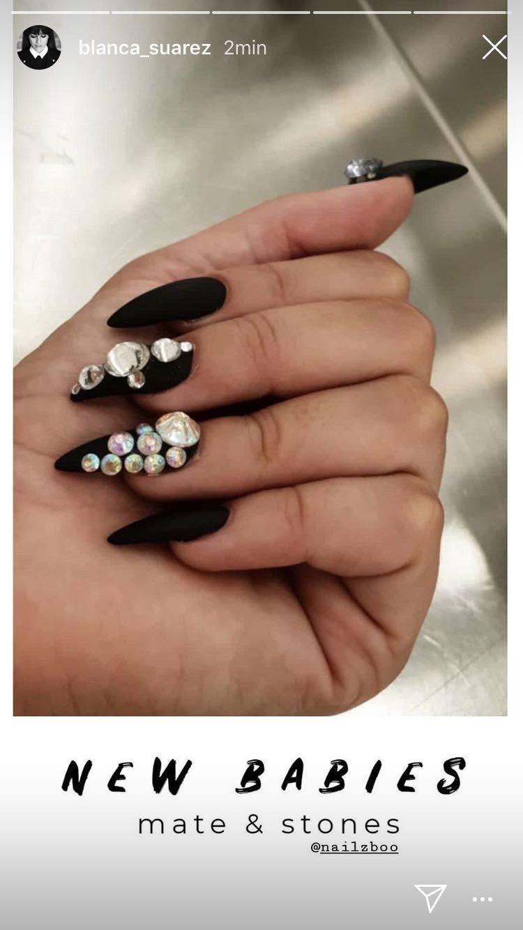 blanca suarez manicura extrema 3d nail art