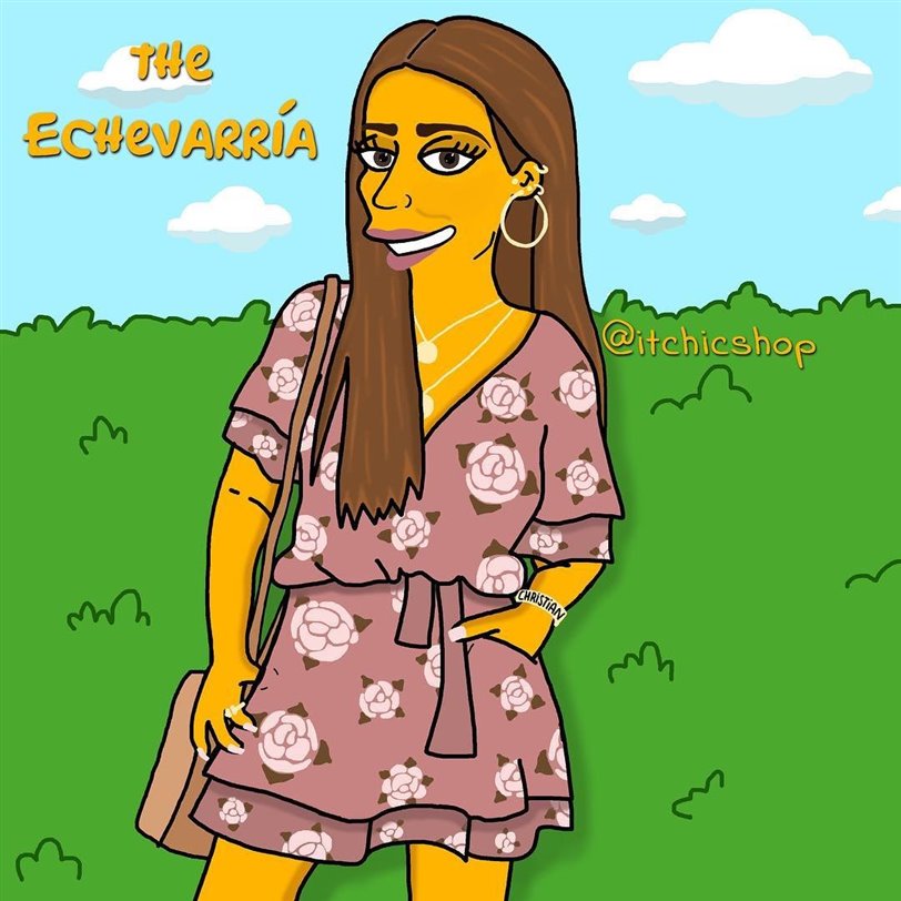 PAula Echevarría personaje de Los Simpson