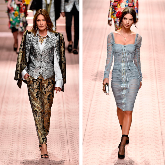 Dolce & Gabbana pone de moda las curvas en Milan Fashion Week