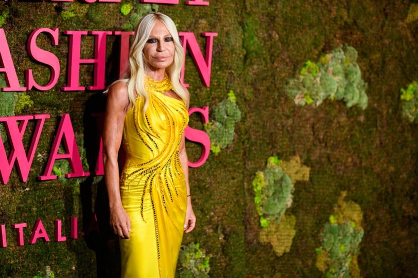 Donatella Versace green fashion awards