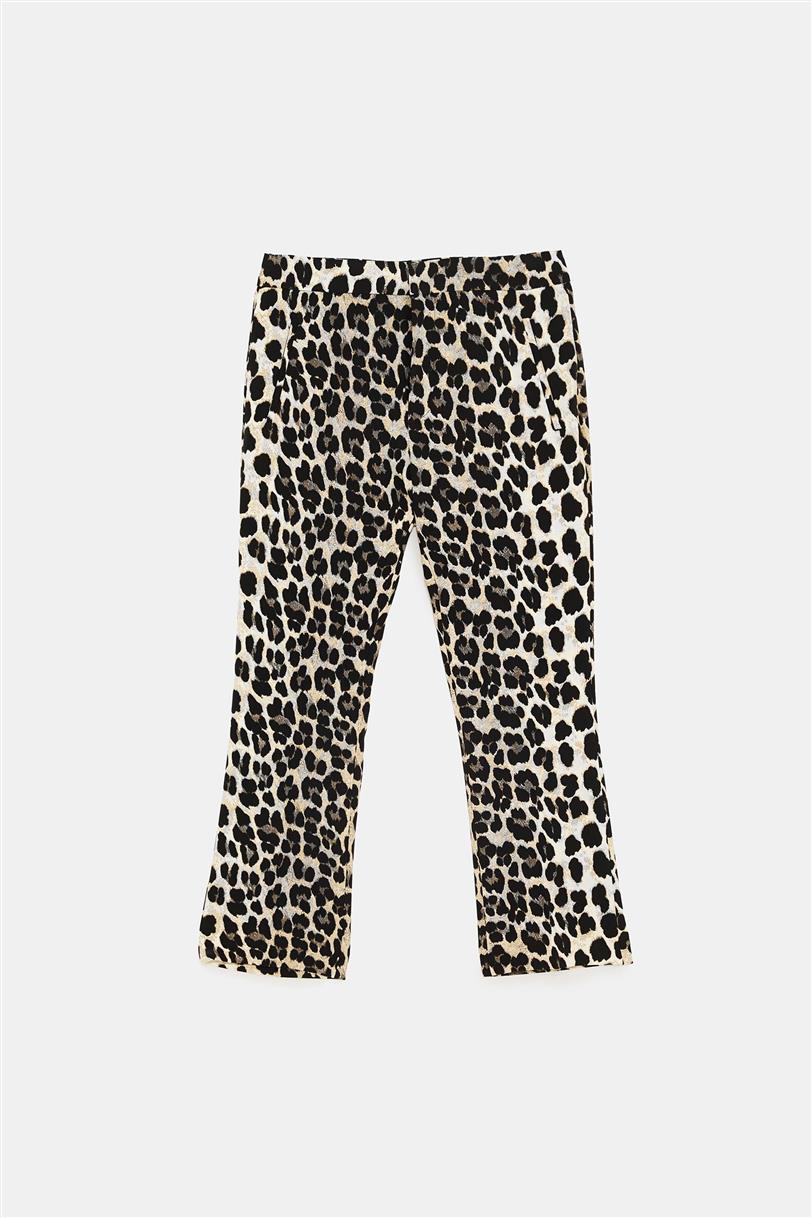 Pantalones de leopardo de zara