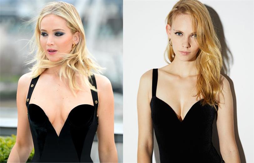 Bershka tiene le clon del vestido más sexy de Jennifer Lawrence