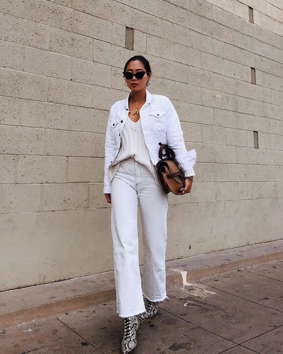 Pantalón blanco: de moda Primavera-Verano 2019