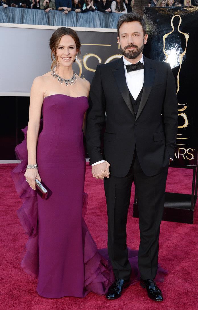 Jennifer Garner y Ben Affleck en los premios Oscar de 2013