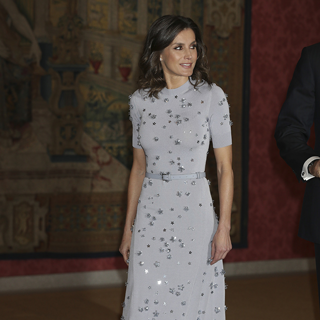 Letizia Ortiz añade el toque 'estrella' a su vestido más bonito
