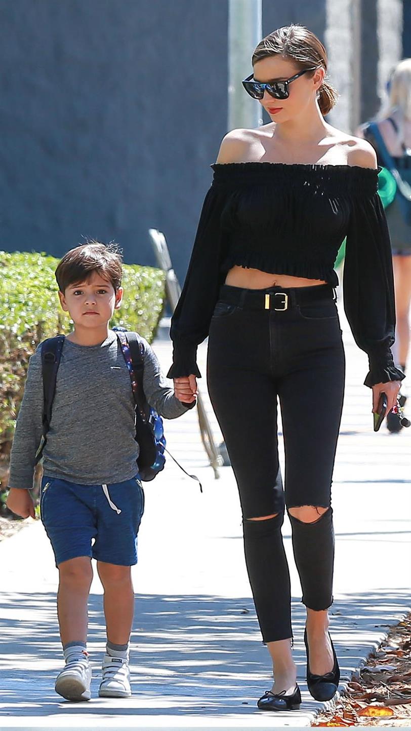 Miranda Kerr y su hijo Flynn