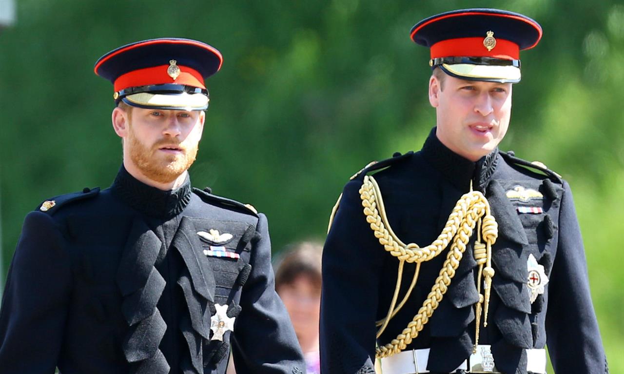 El Príncipe Harry junto al Príncipe William