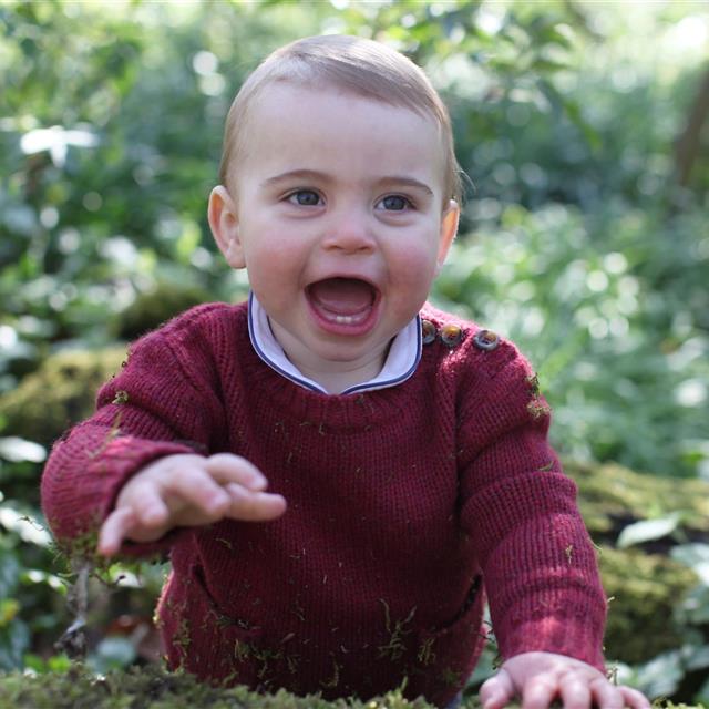Las fotos más tiernas del príncipe Louis en su primer cumpleaños