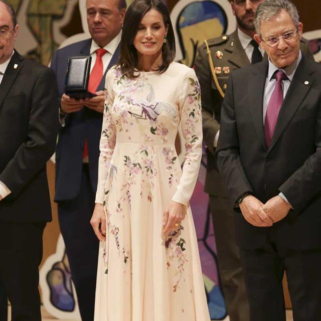 Letizia recupera su vestido más bonito de Asos 