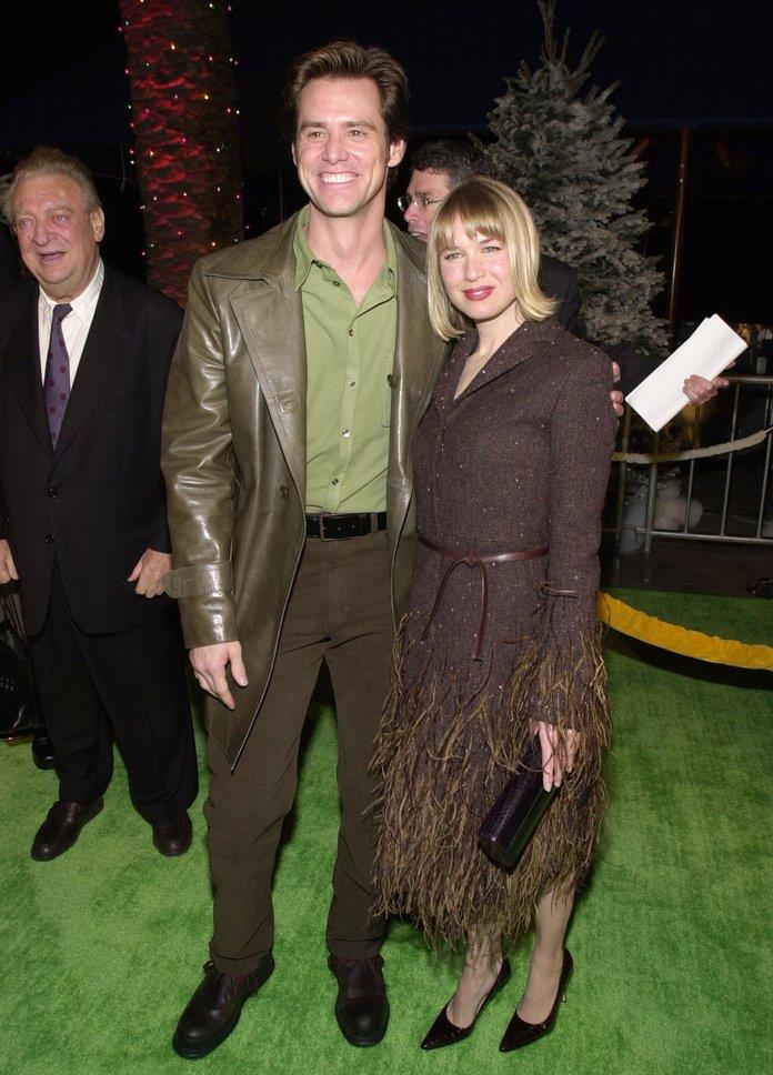 Renée Zellweger y Jim Carrey cuando eran pareja