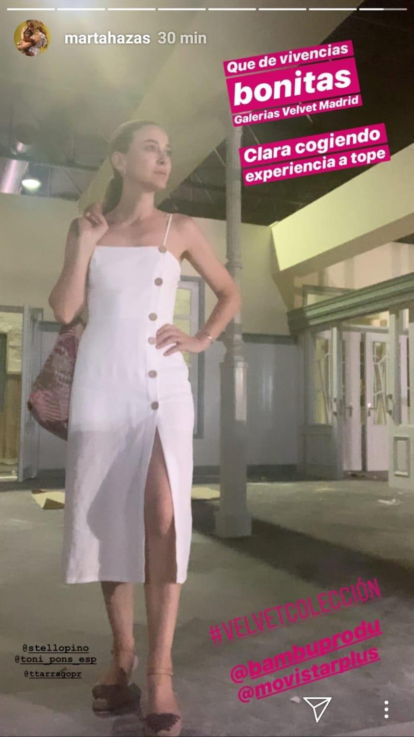Marta Hazas con el vestido de Bershka perfecto del verano 2019