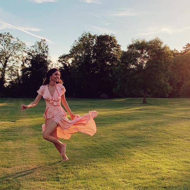 Eugenia Silva tiene el vestido rosa más bonito del verano
