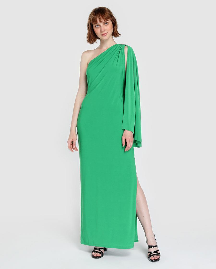vestido-largo-de-fiesta-verde-asimétrico