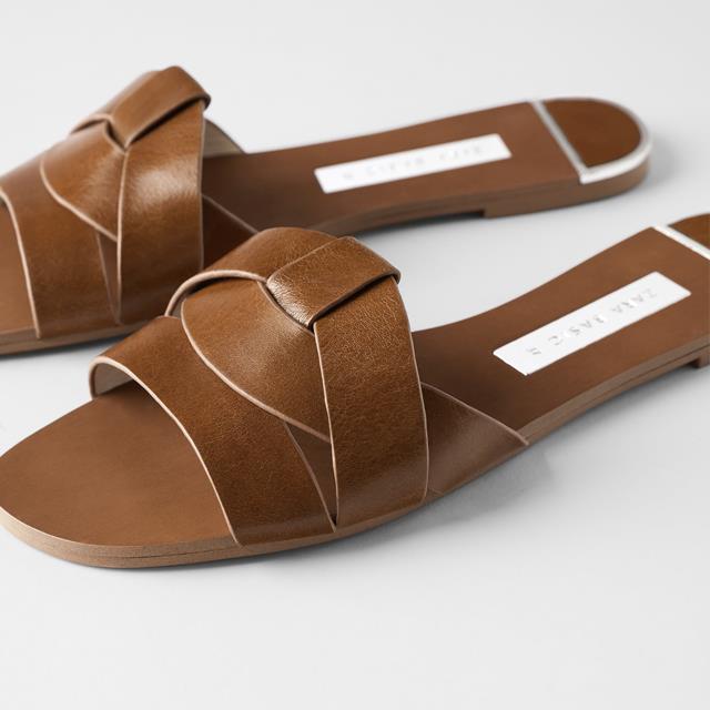 Sandalias de cuero de Zara