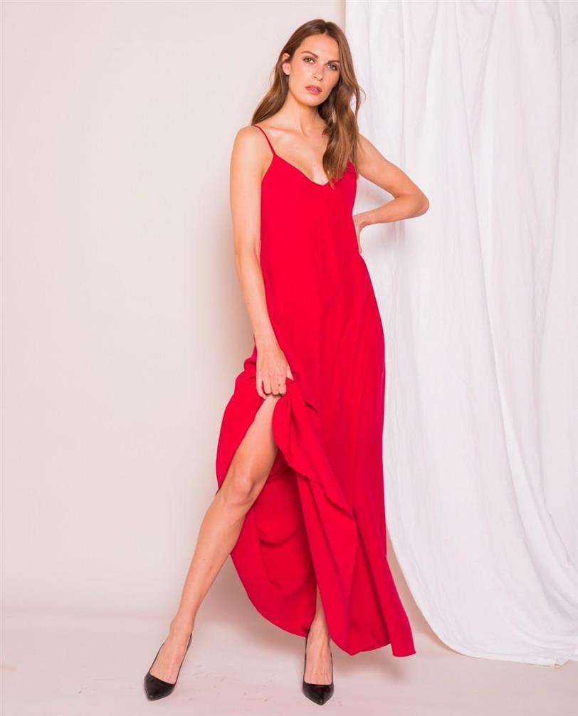 El vestido rojo de Vanesa Lorenzo que te pone buena cara