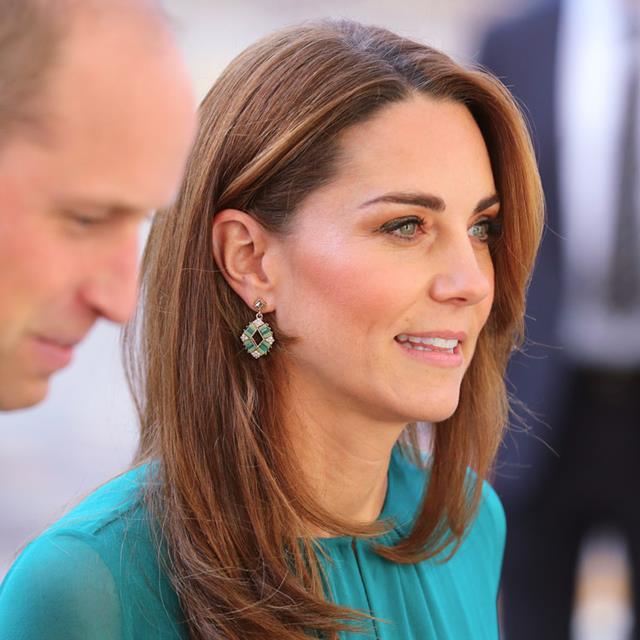 Los pendientes de Kate Middleton revelan una pista sobre su próximo viaje