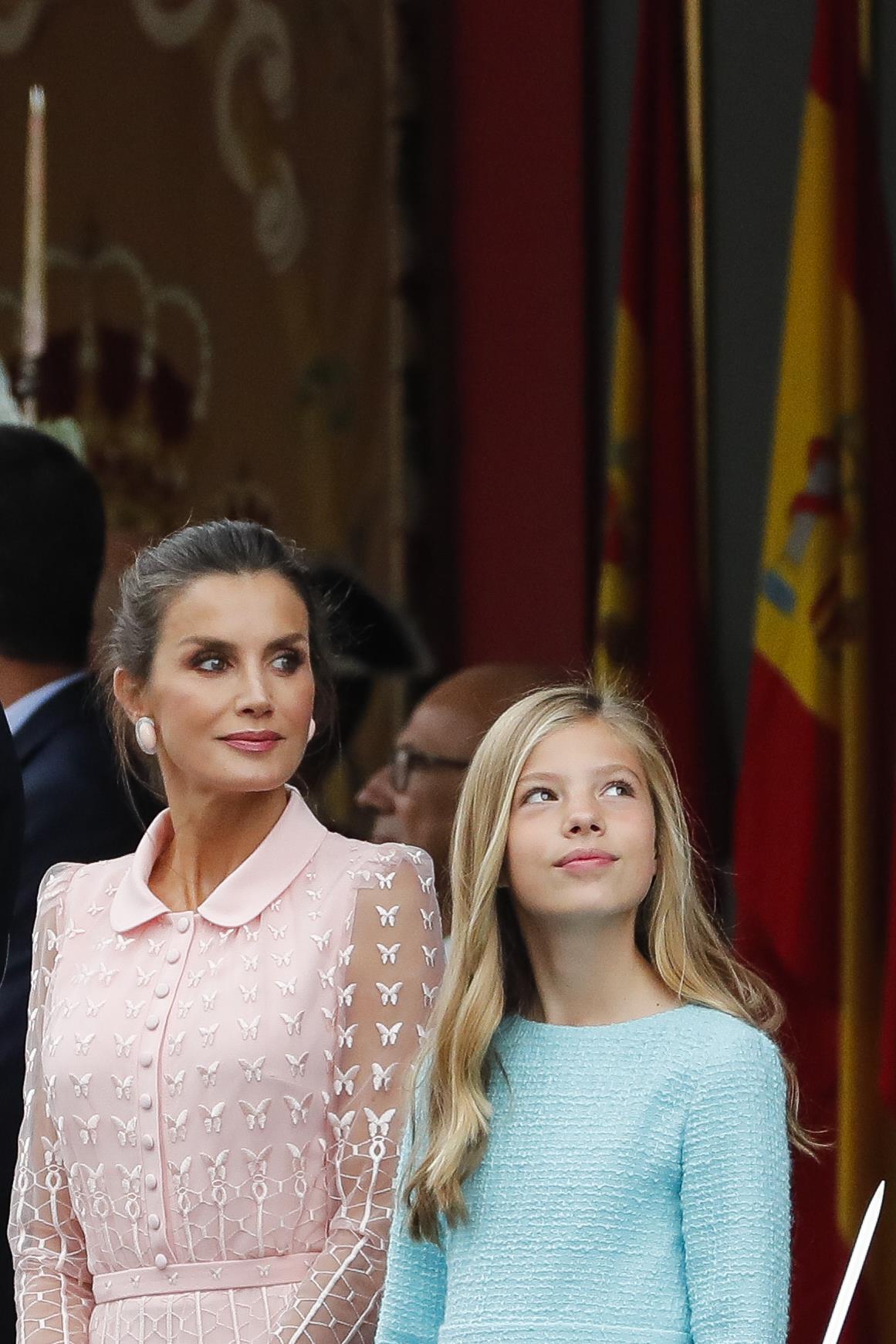 La Reina Letizia y la infanta Sofía 