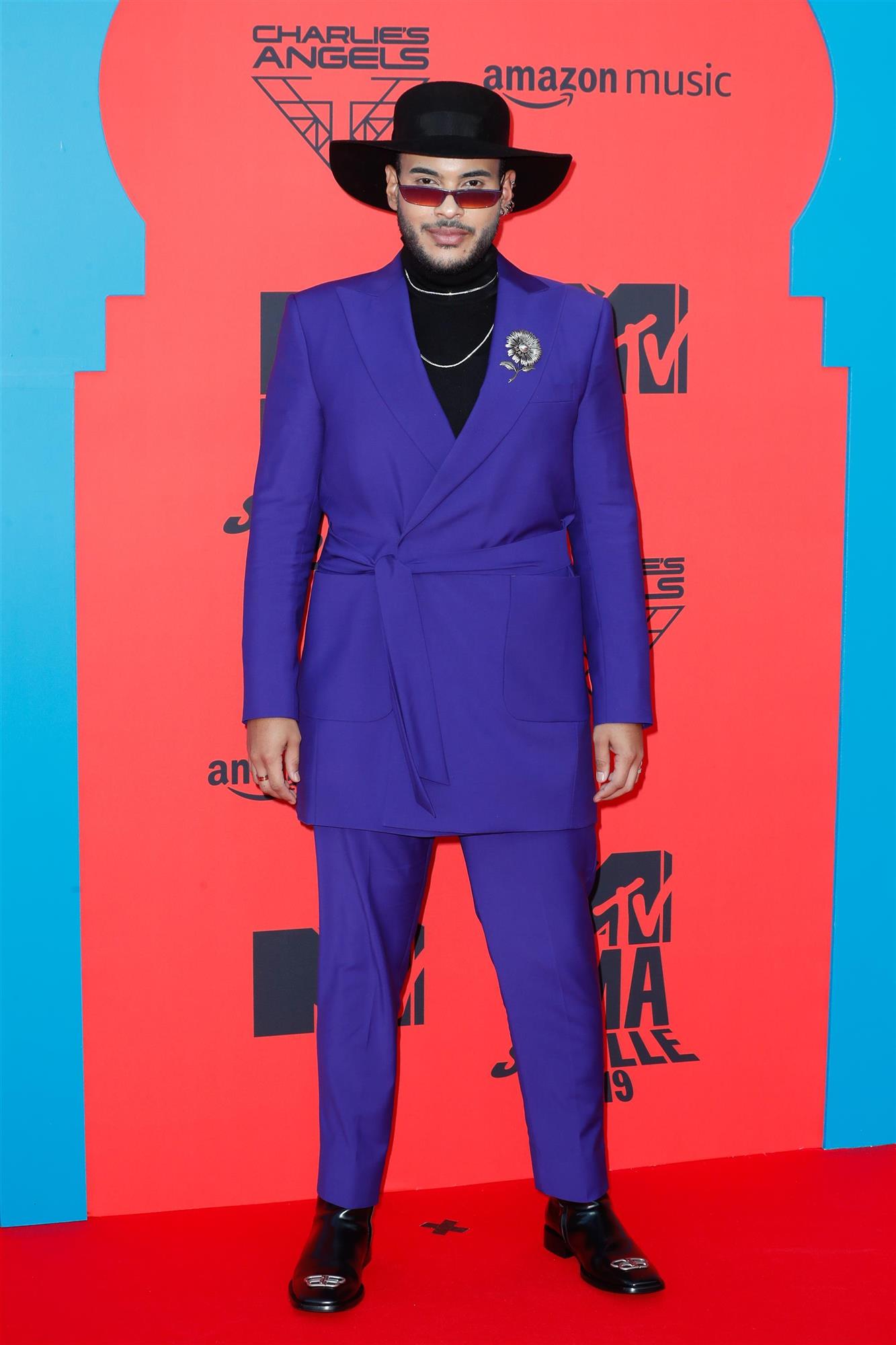 El cantante Hugo Gloss en los MTV EMA
