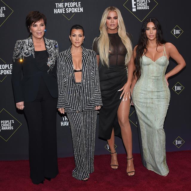 Las Kardashian arrasan en la alfombra roja de los premios People's Choice Awards 2019