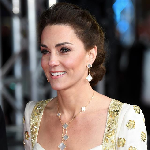 Kate Middleton repite look en los Premios BAFTA (por la sostenibilidad)