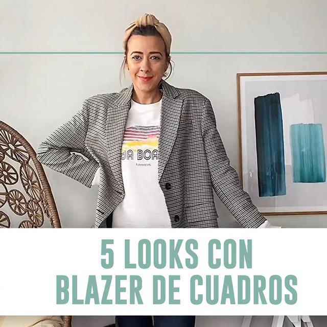 5 looks con la blazer de cuadros 'best seller' de Zara, por Look&Chic