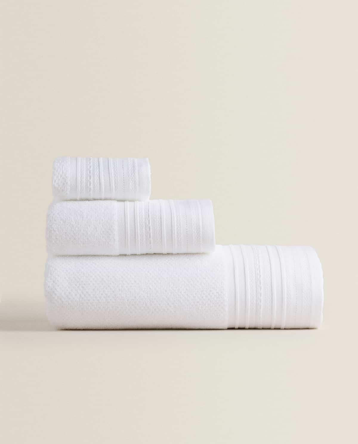 Toallas de baño en algodón 