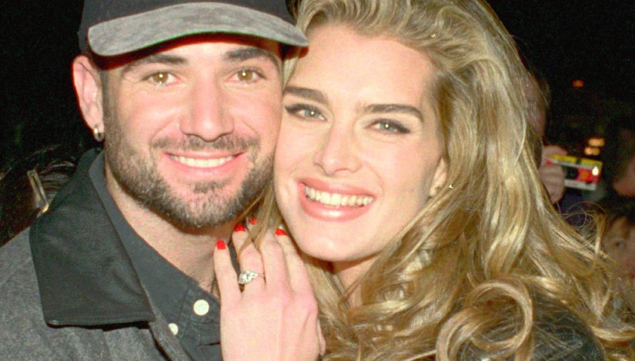 Andre Agassi y Brooke Shields