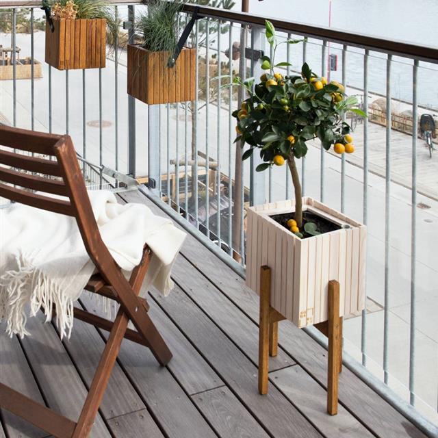 Los jardines en balcones (grandes y pequeños) más bonitos de Pinterest
