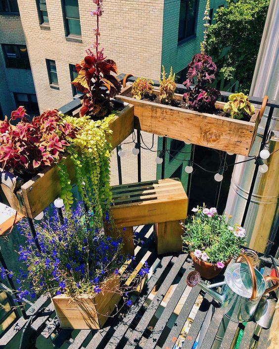 Jardines en balcones. Un rincón muy especial