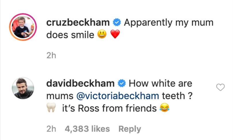 Comentario de Beckham
