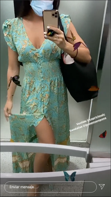 Cristina Pedroche con el vestido ORIONIDAS de Capriche