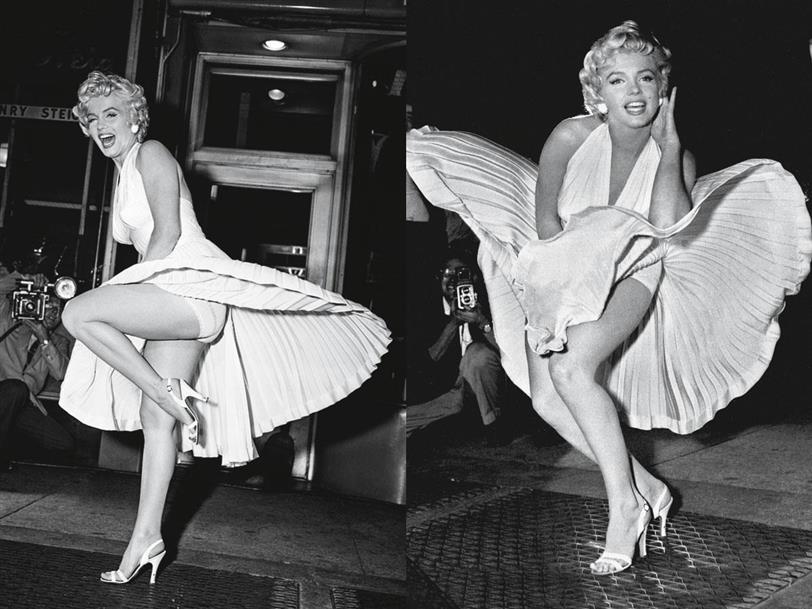 La historia detrás del mítico vestido blanco de Marilyn Monroe