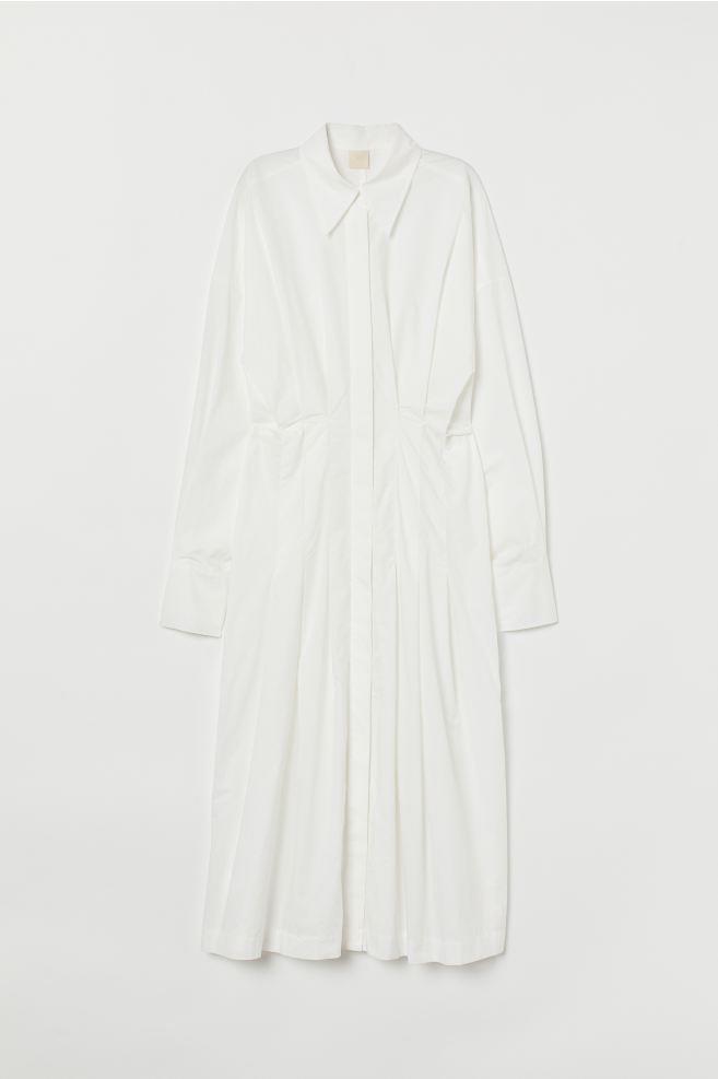 vestido blanco - rebajas H&M  venta privada
