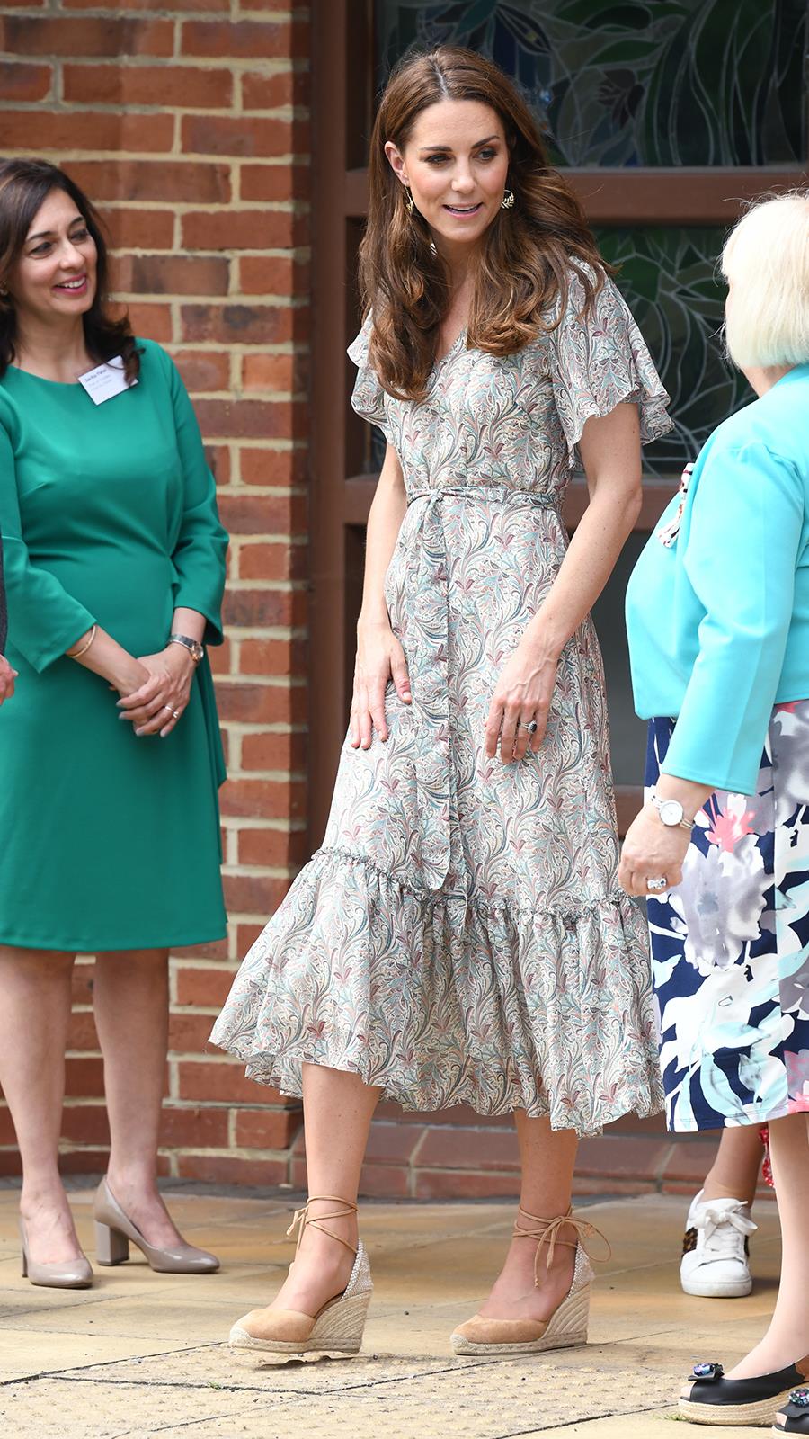 Kate Middleton y un color que nunca falla