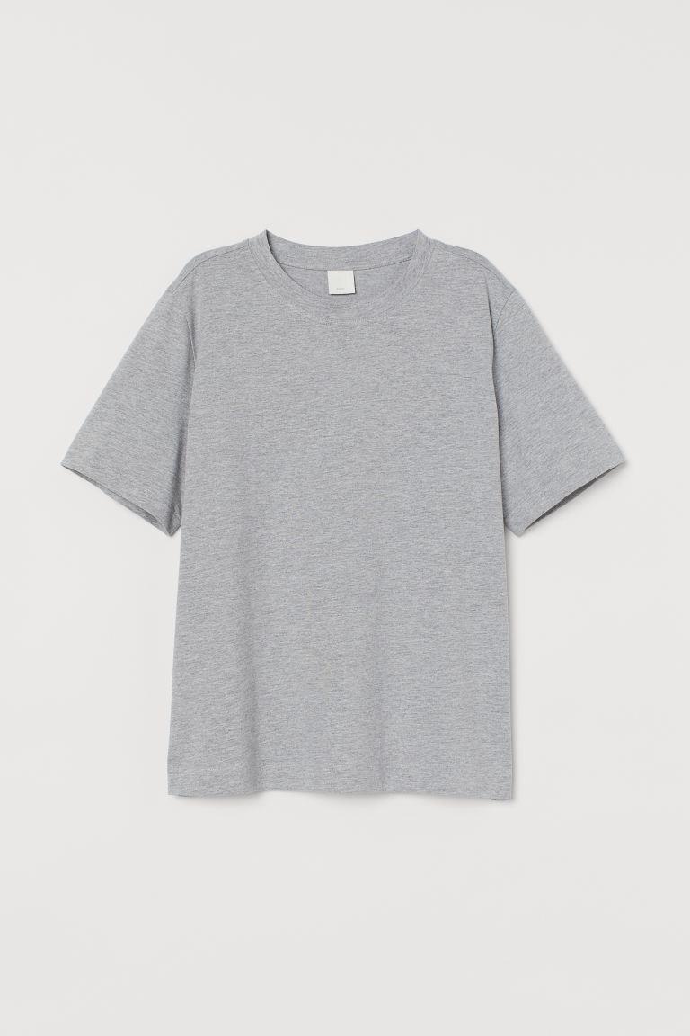 Camiseta básica gris de H&M