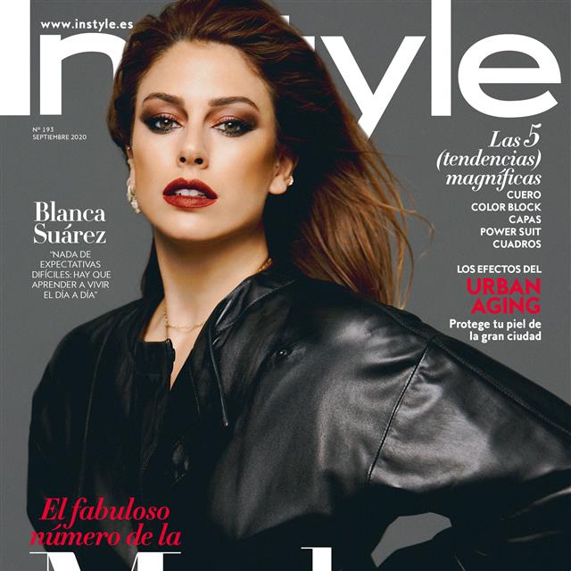 Blanca Suárez, portada de la revista InStyle septiembre 2020