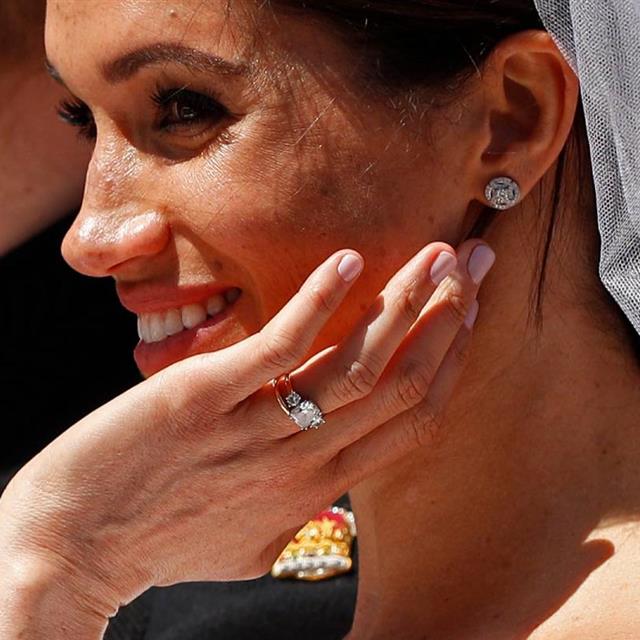 El esmalte de uñas de la manicura de novia de Meghan Markle ha sido un secreto, hasta ahora