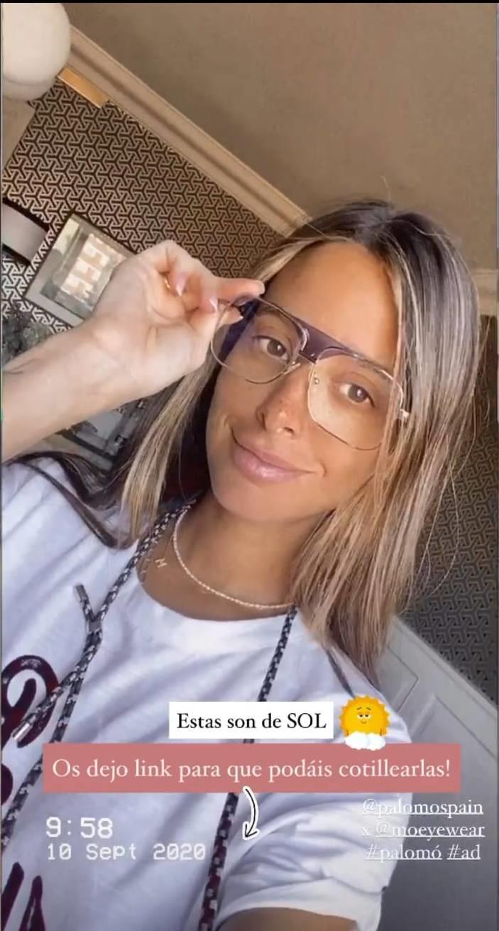  María Fernandez Rubíes con gafas de Palomo para Mó