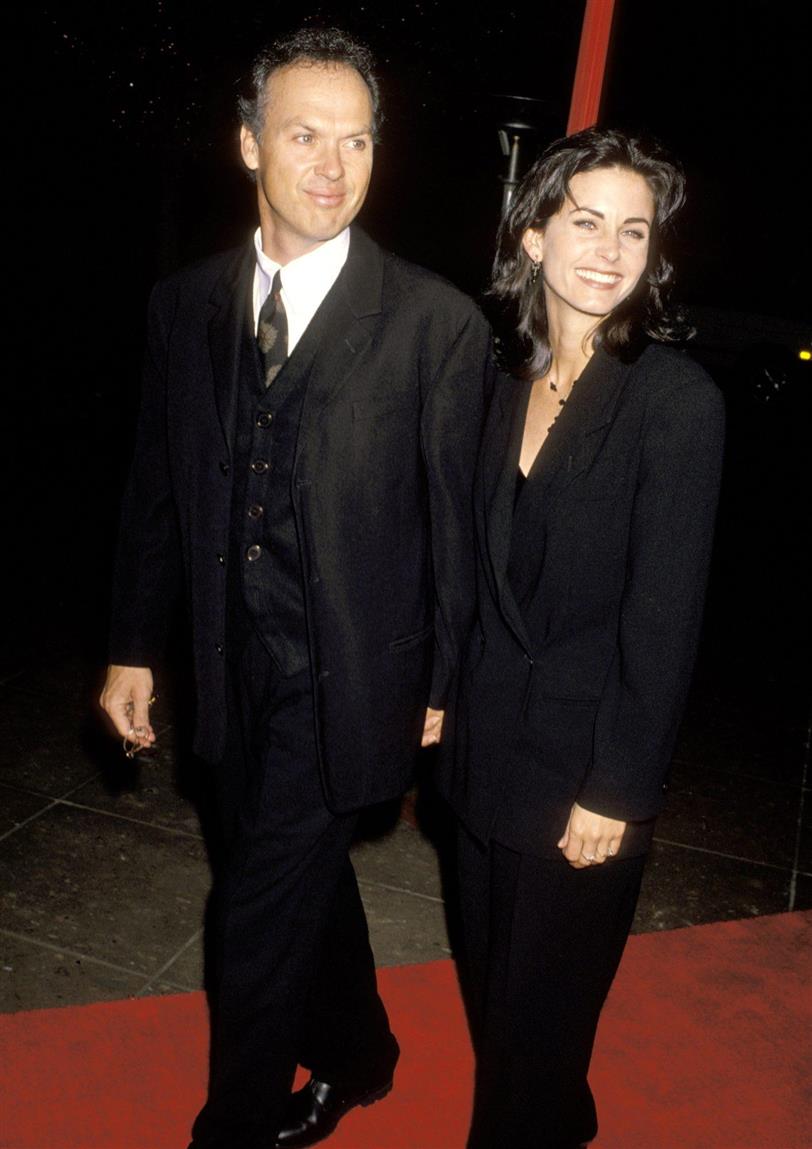 Michael Keaton y Courteney Cox