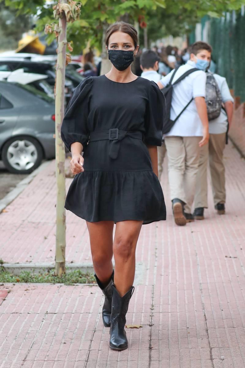 El vestido negro básico de Paula Echevarría