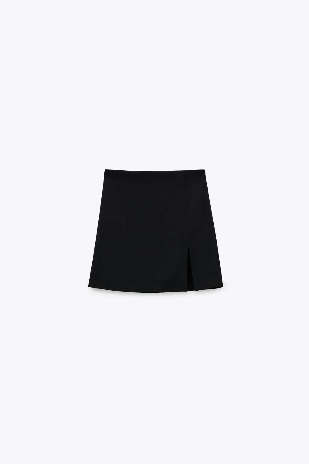 Minifalda con abertura, Zara