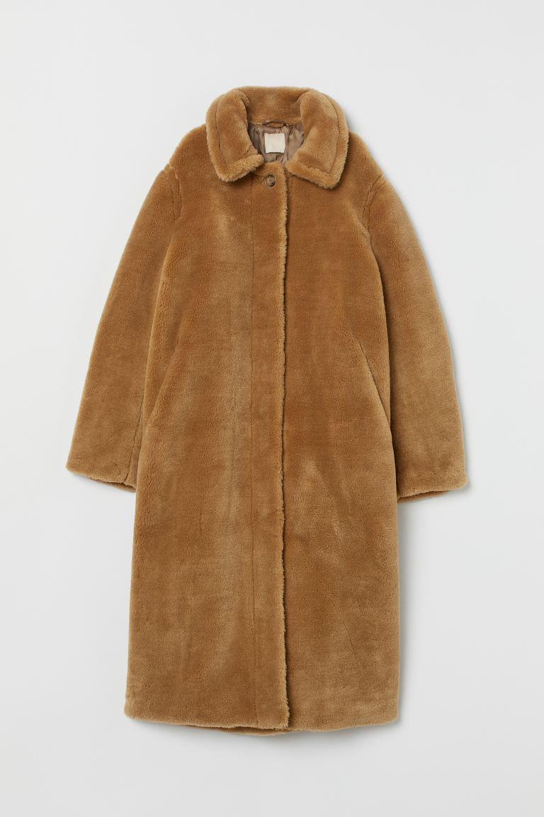 Abrigo clásico de peluche de H&M