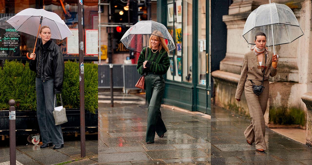 Confesión Investigación Efectivamente Cómo vestir con estilo los días de lluvia según las que más saben de moda