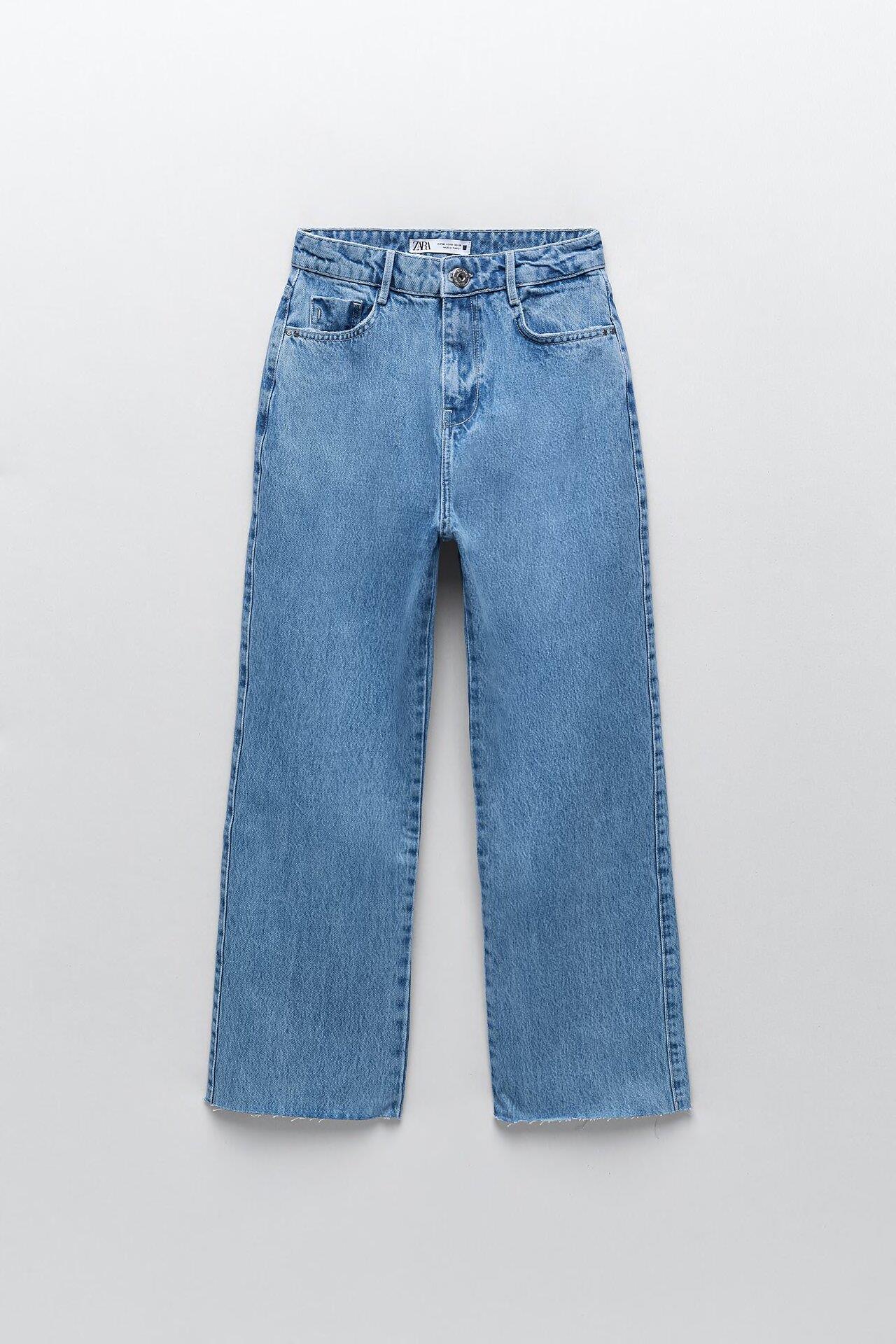 Jeans high rise straight de Zara